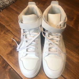 Men’s Vince white high top sneakers size 9